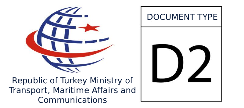 D2 passenger transport licence, Republic of Türkiye Ministry of Transport